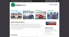 Desktop Screenshot of baxter-agency.com